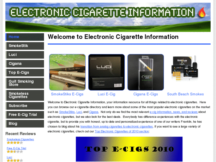 www.electroniccigaretteinformation.org