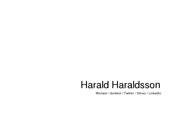 www.haraldharaldsson.com