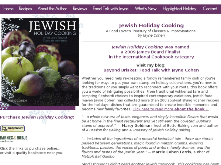 www.jewishholidaycooking.com