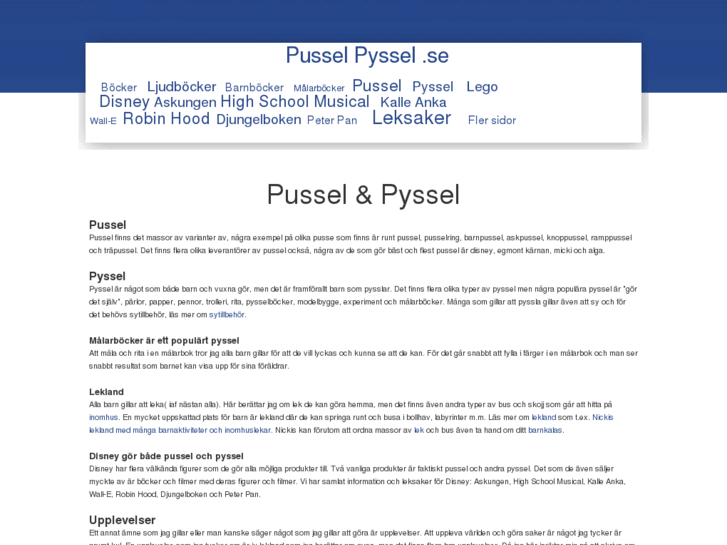 www.pusselpyssel.se