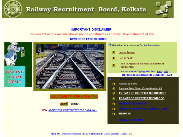 www.rrb-kolkata.org