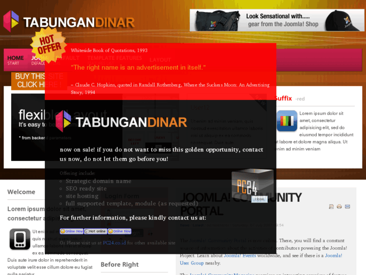 www.tabungandinar.com