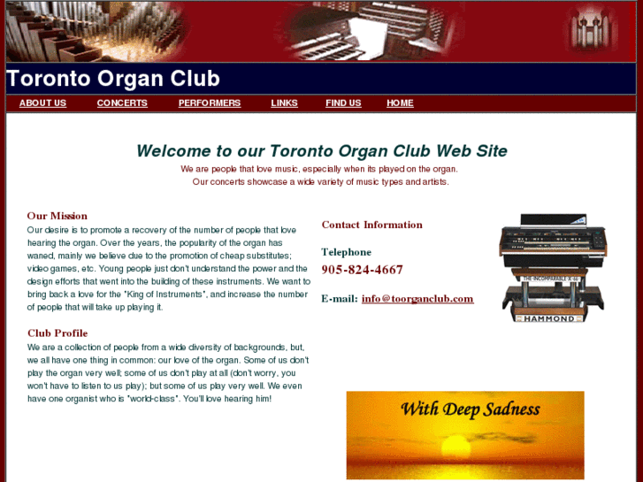 www.toorganclub.com