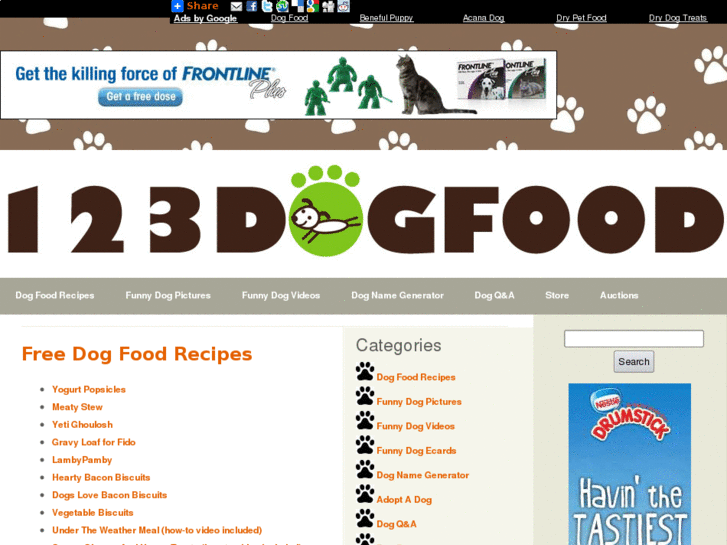 www.123dogfood.com