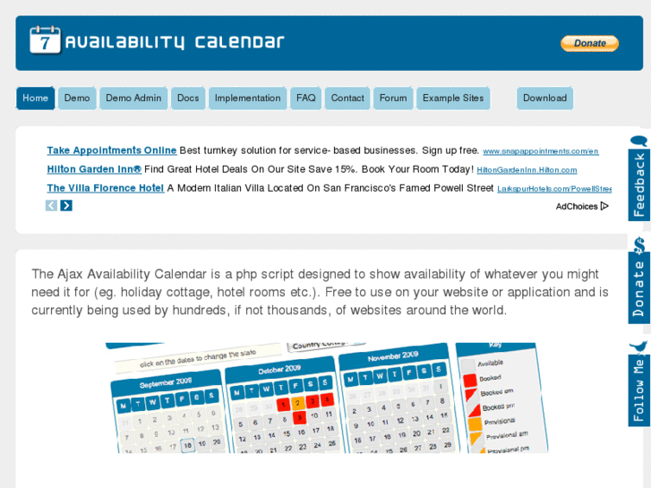 www.ajaxavailabilitycalendar.com