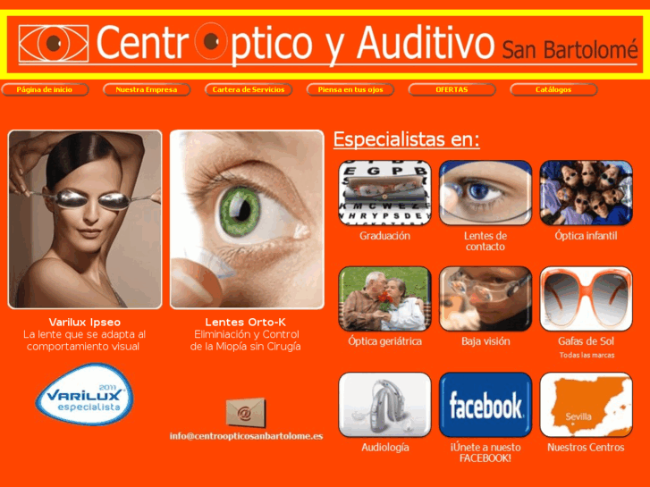 www.centroopticosanbartolome.es