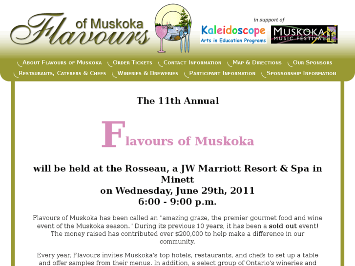 www.flavoursofmuskoka.ca