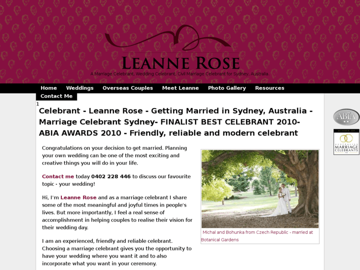 www.leannerosemarriagecelebrant.com