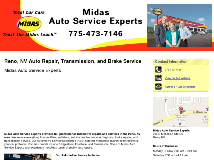 www.midasautoserviceexpertsreno.com