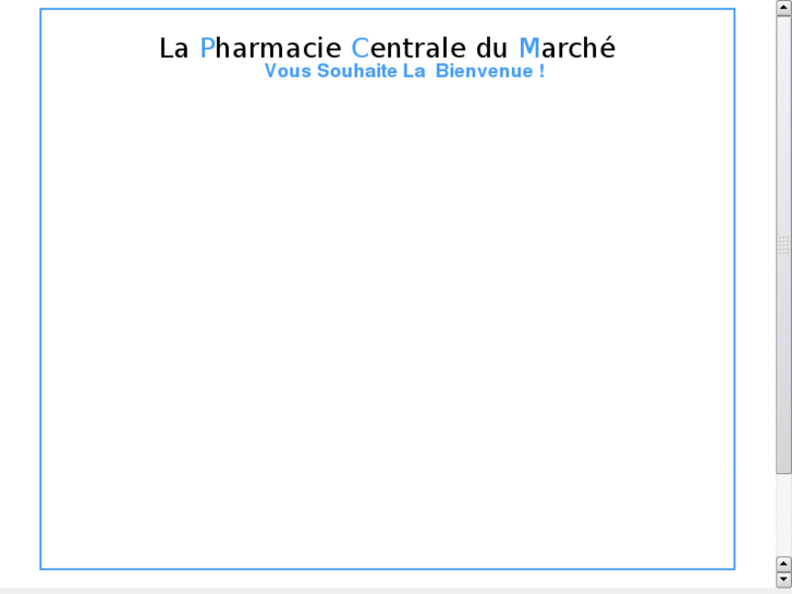 www.pharmaciecentraledumarche.com