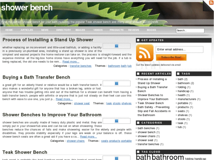 www.showerbench.info