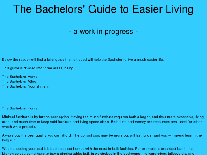 www.thebachelorsguidetoeasierliving.com