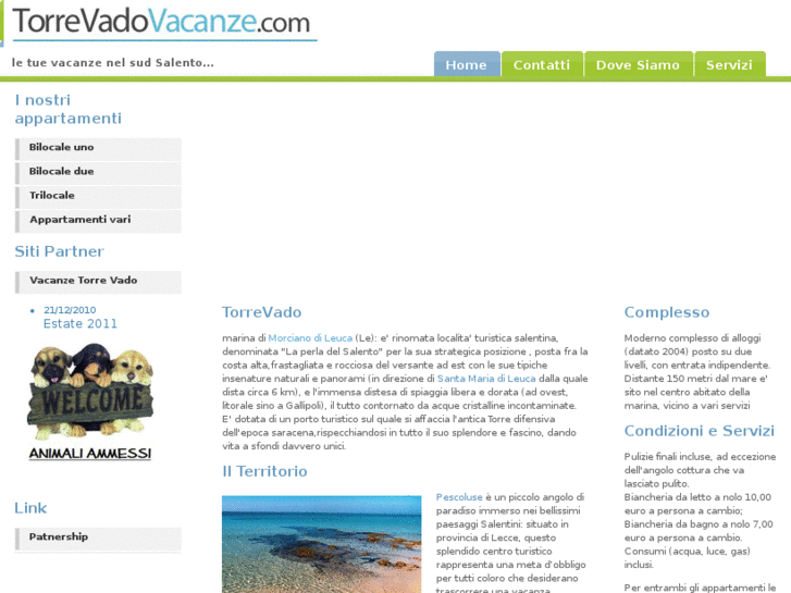 www.torrevadovacanze.com