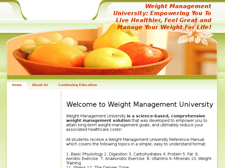 www.weightmanagementu.com