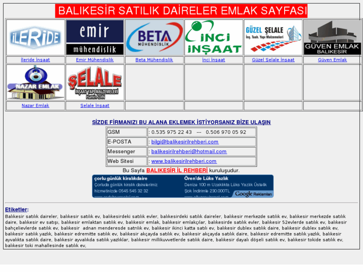 www.balikesirsatilikdaireler.com