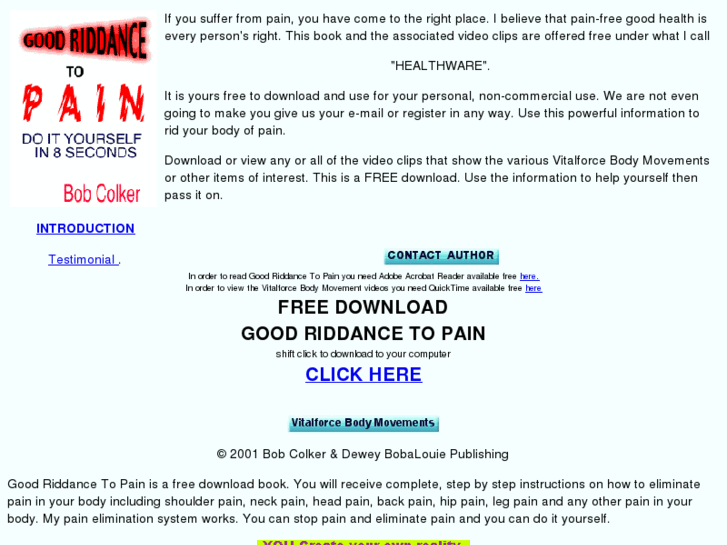 www.goodriddancetopain.com