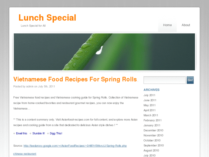 www.mylunchspecial.com