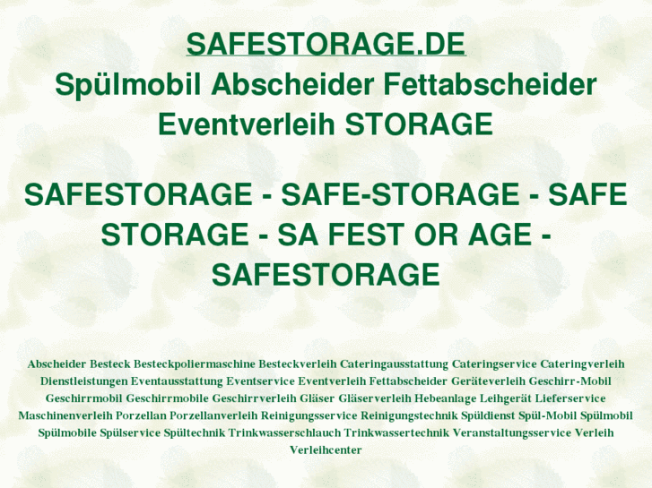 www.safestorage.de