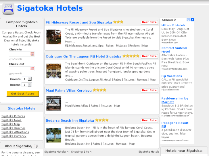 www.sigatokahotels.com