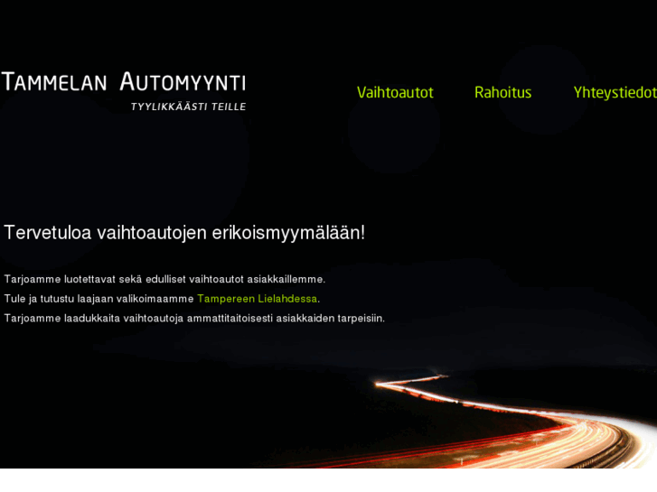 www.tammelanautomyynti.com