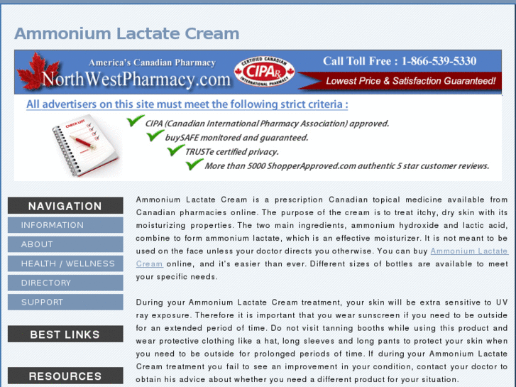 www.ammoniumlactatecream.com