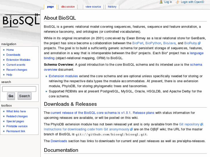 www.biosql.org