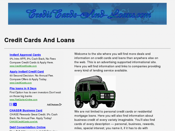 www.creditcards-and-loans.com