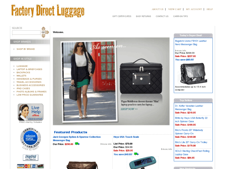 www.factorydirectluggage.com