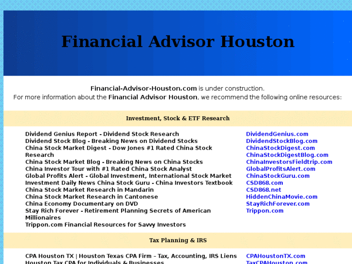 www.financial-advisor-houston.com