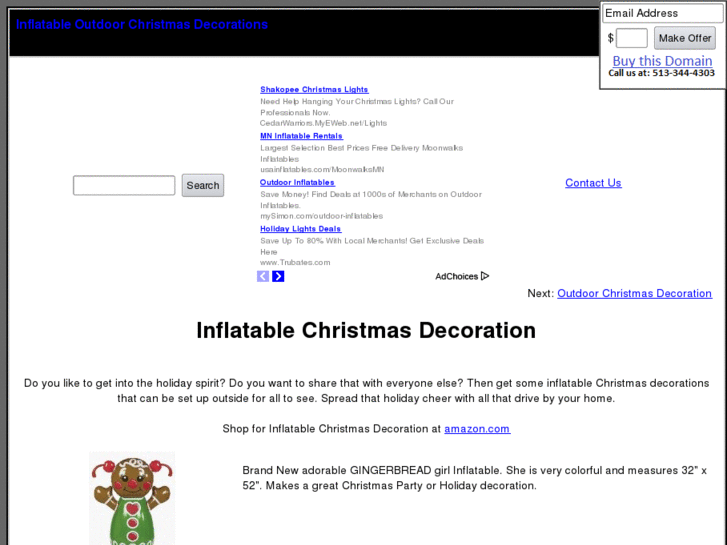 www.inflatableoutdoorchristmasdecorations.com