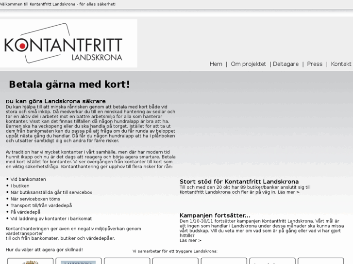 www.kontantfrittlandskrona.se