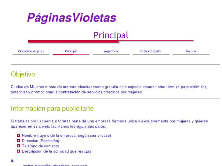 www.laspaginasvioletas.com