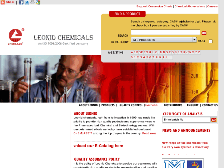 www.leonidchemicals.net