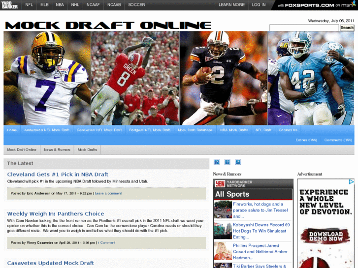 www.mockdraftonline.com