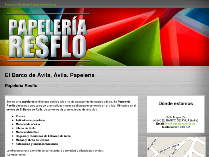 www.papeleriaresflo.es