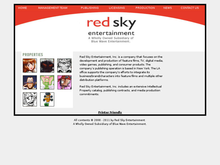 www.redskyentertainment.com