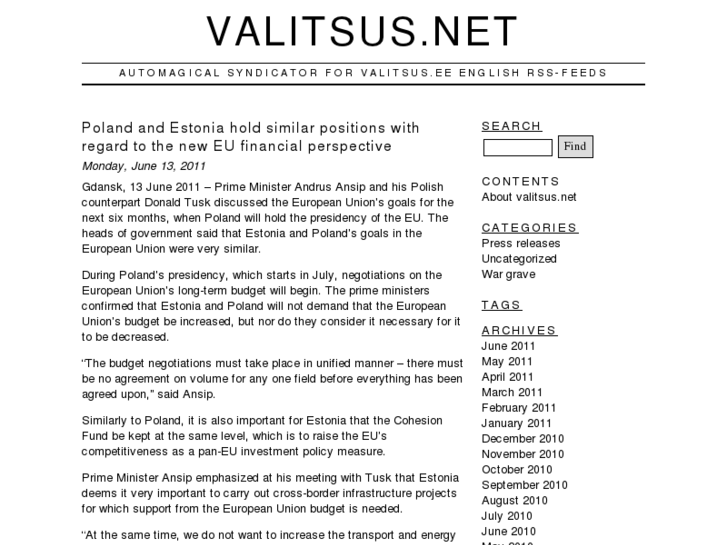 www.valitsus.net