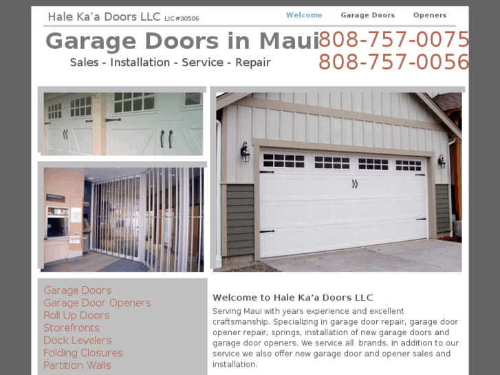 www.garagedoorsmaui.com