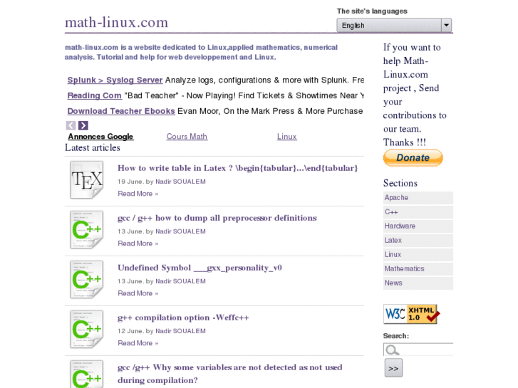 www.math-linux.com