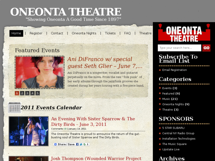 www.oneontatheatre.com