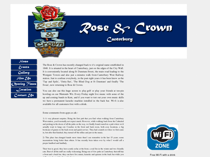 www.roseandcrowncanterbury.com