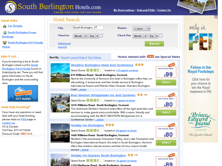 www.southburlingtonhotels.com