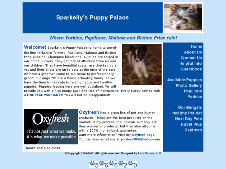 www.sparkellyspuppypalace.com