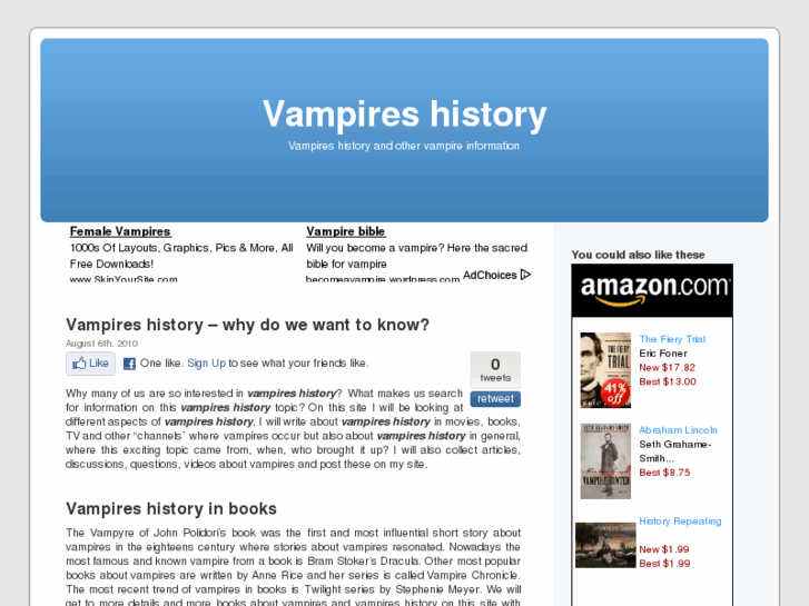 www.vampireshistory.net