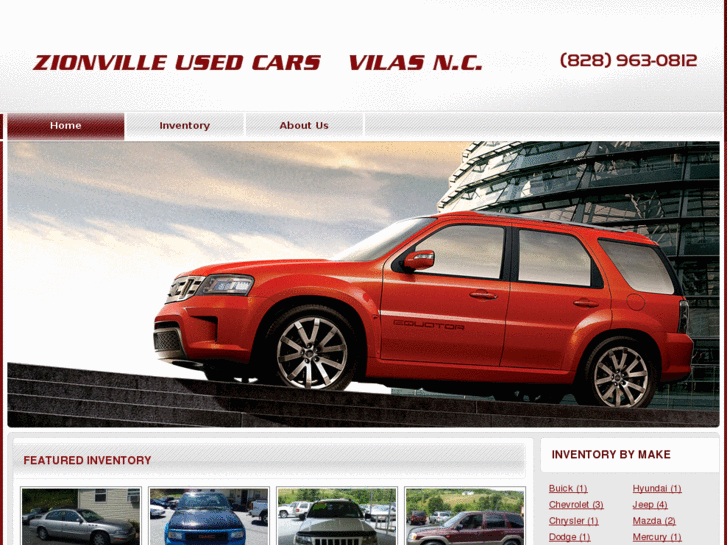 www.zionvilleusedcars.com