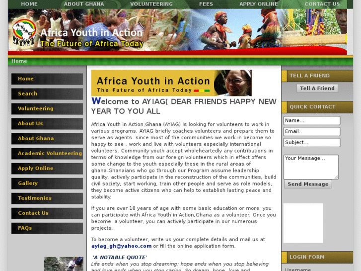 www.africayouthinaction.org