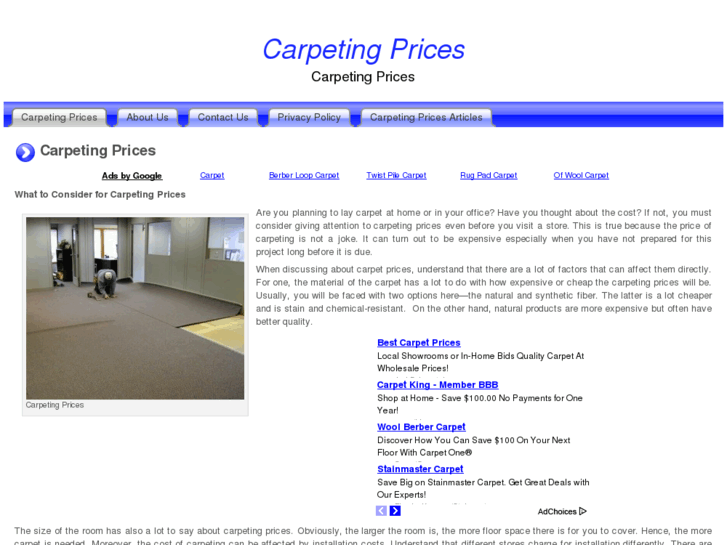 www.carpetingprices.org