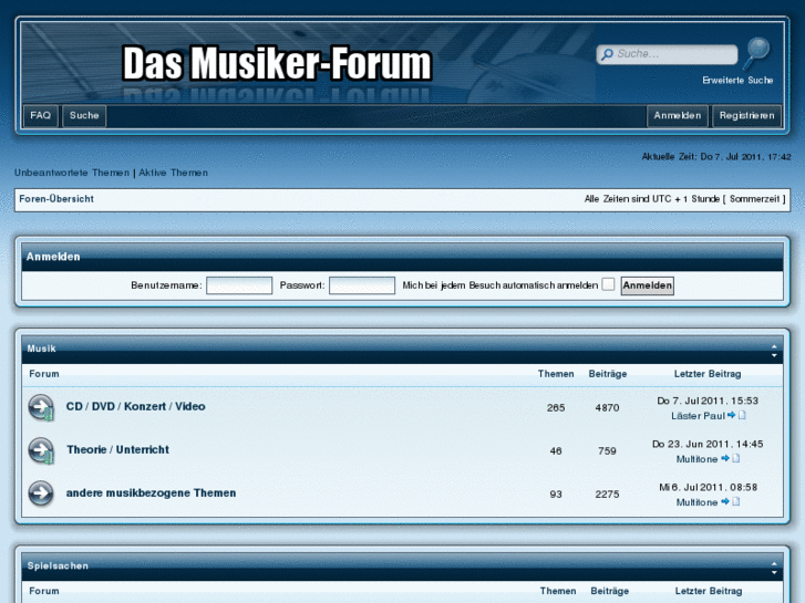 www.das-musiker-forum.de