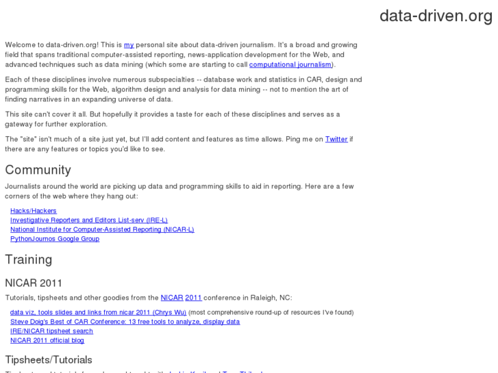 www.data-driven.org