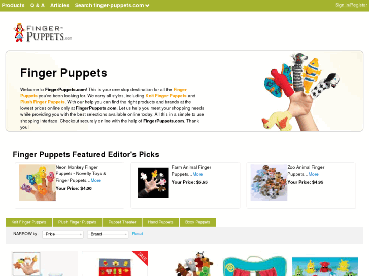 www.finger-puppets.com